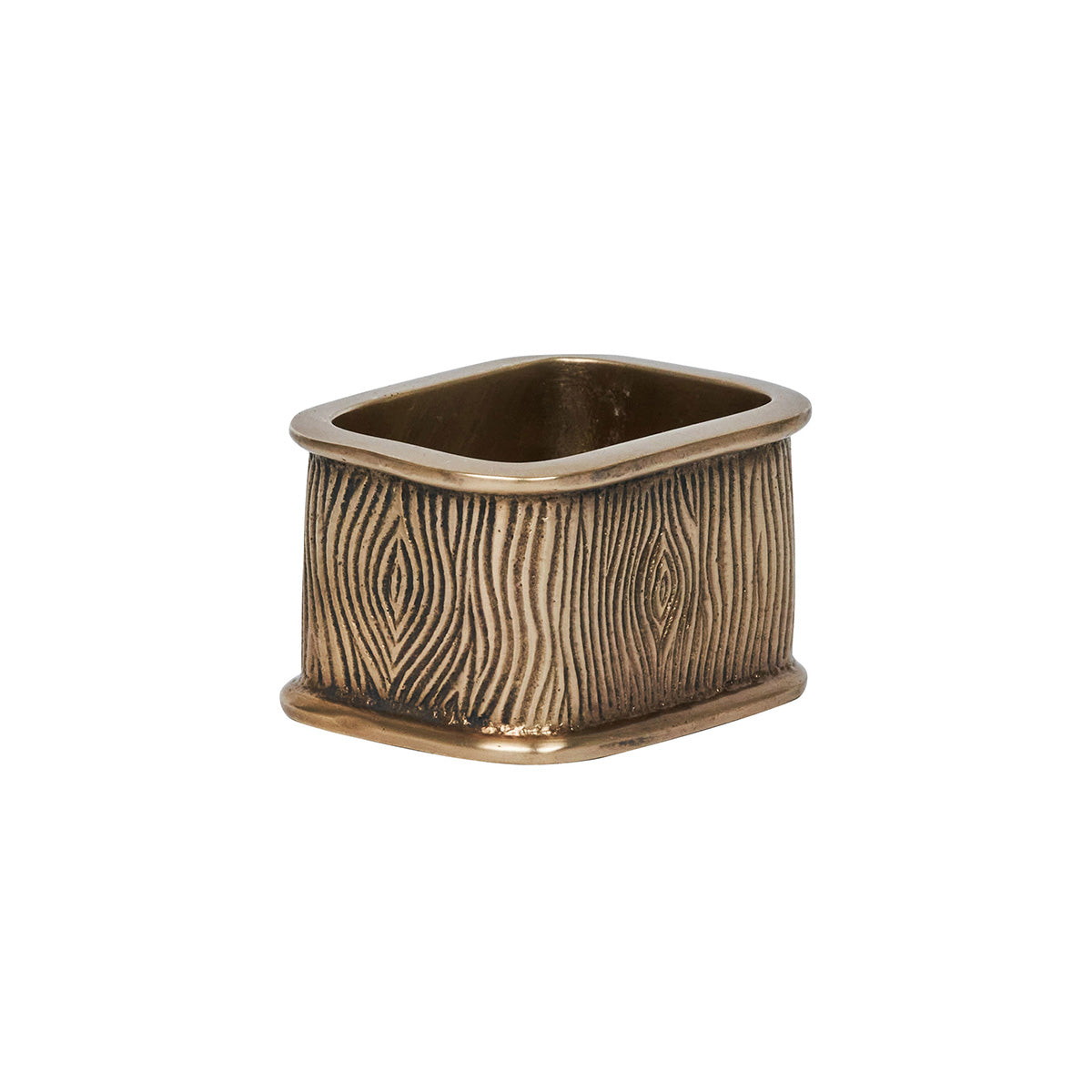 Blenheim Oak Napkin Ring - Brass - Image 3
