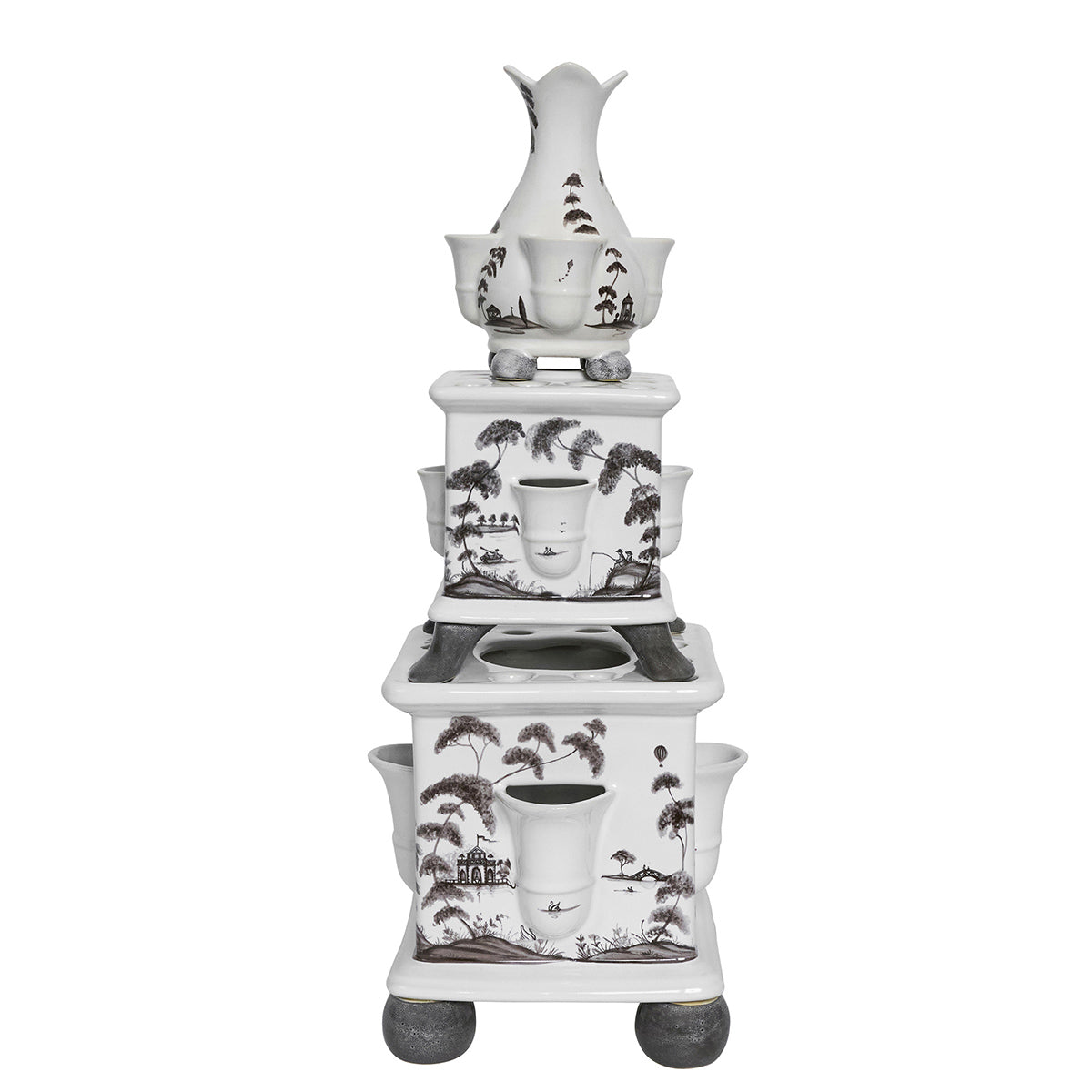 Country Estate Tulipiere Tower Set/3pc - Flint Grey - Image 4