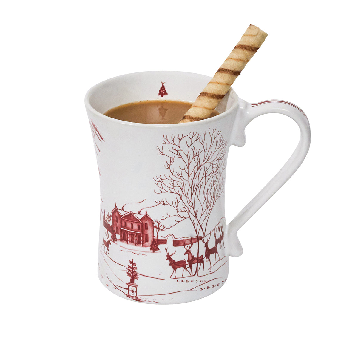 Country Estate Winter Frolic Mug - Ruby - Image 2