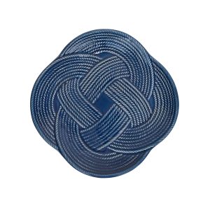 Le Panier Mystic Knot Dessert/Salad Plate - Denim
