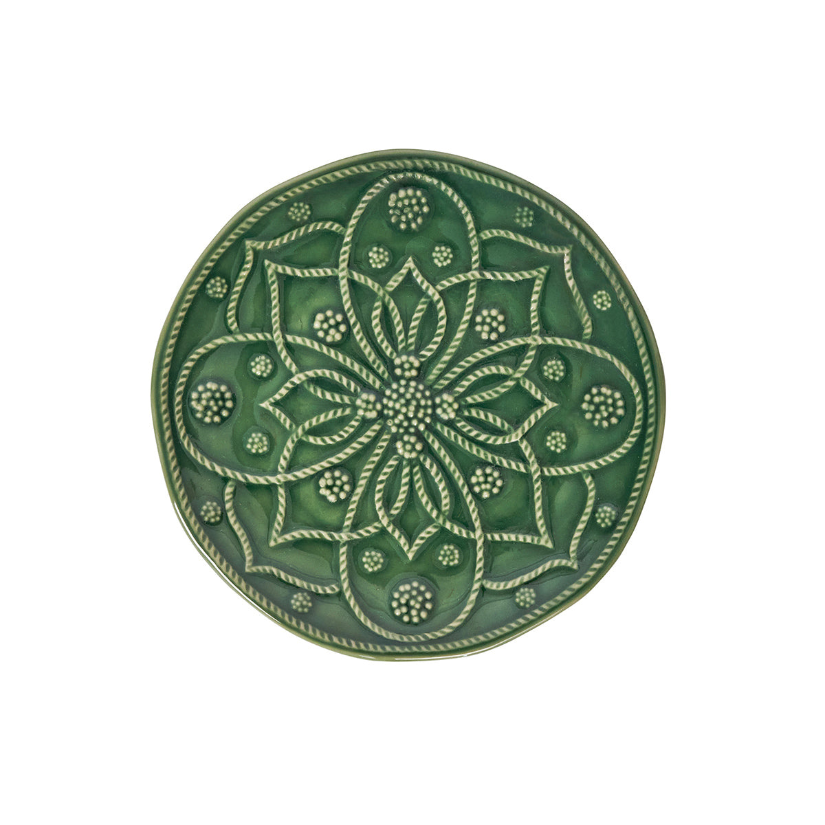 Jardins du Monde Side/Cocktail Plate Assorted Set/4 - Basil - Image 8
