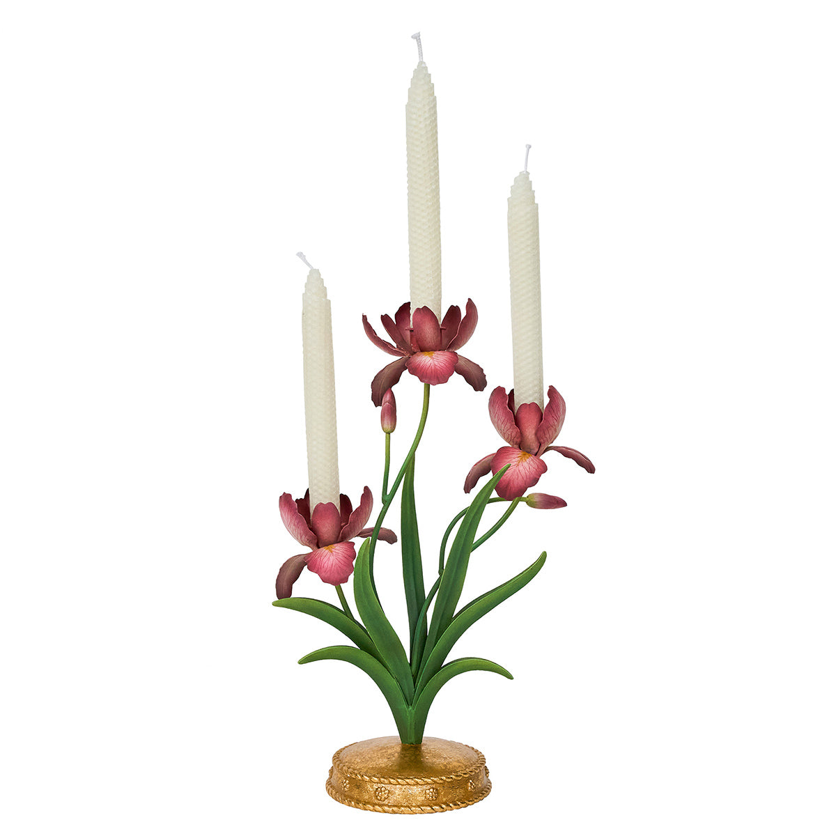 Meadow Walk Iris 14 Centerpiece Candelabra - Pink - Image 2