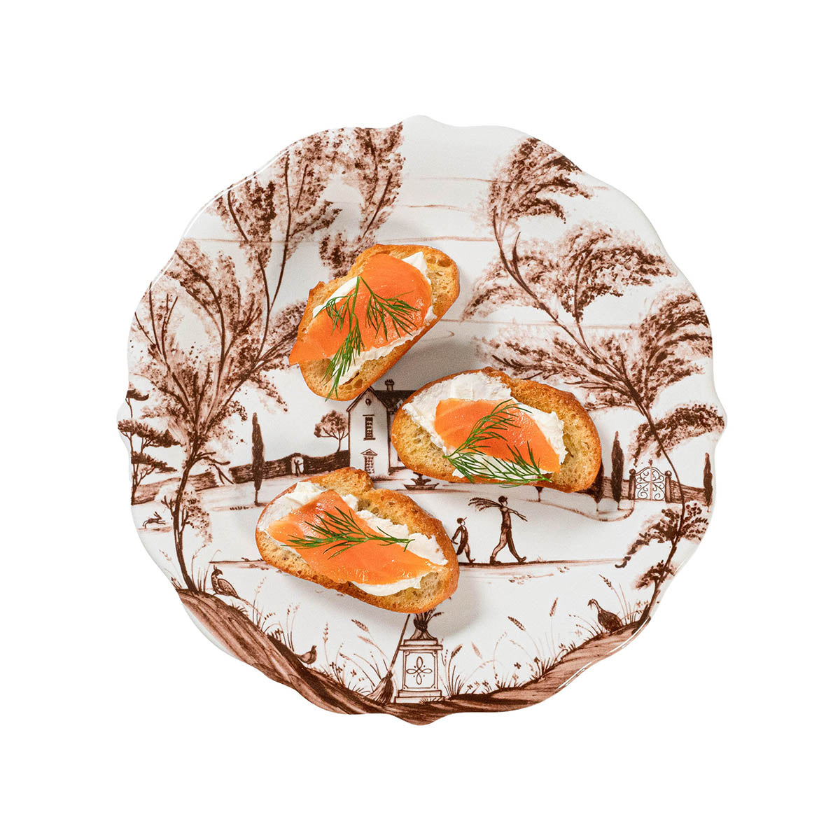 Country Estate Harvest Party Plate Assorted Set/4 - Sepia - Image 3