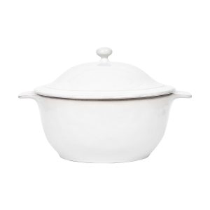 Puro 12 Casserole with Lid - Whitewash