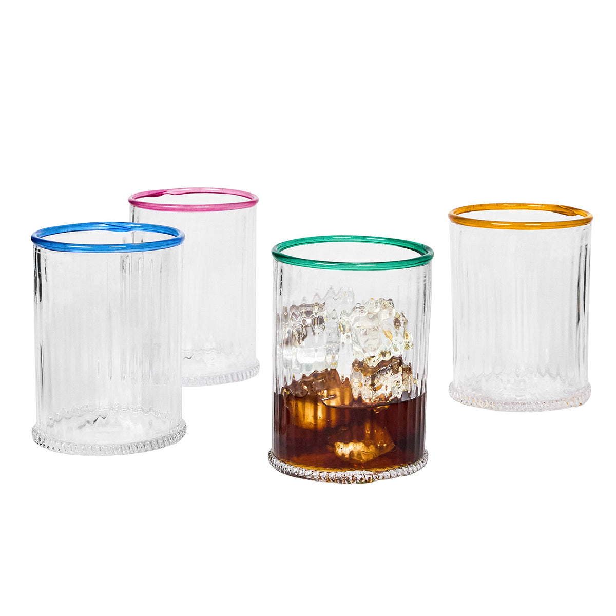 Nell Double Old Fashioned Assorted Set/4 - Multi - Image 3