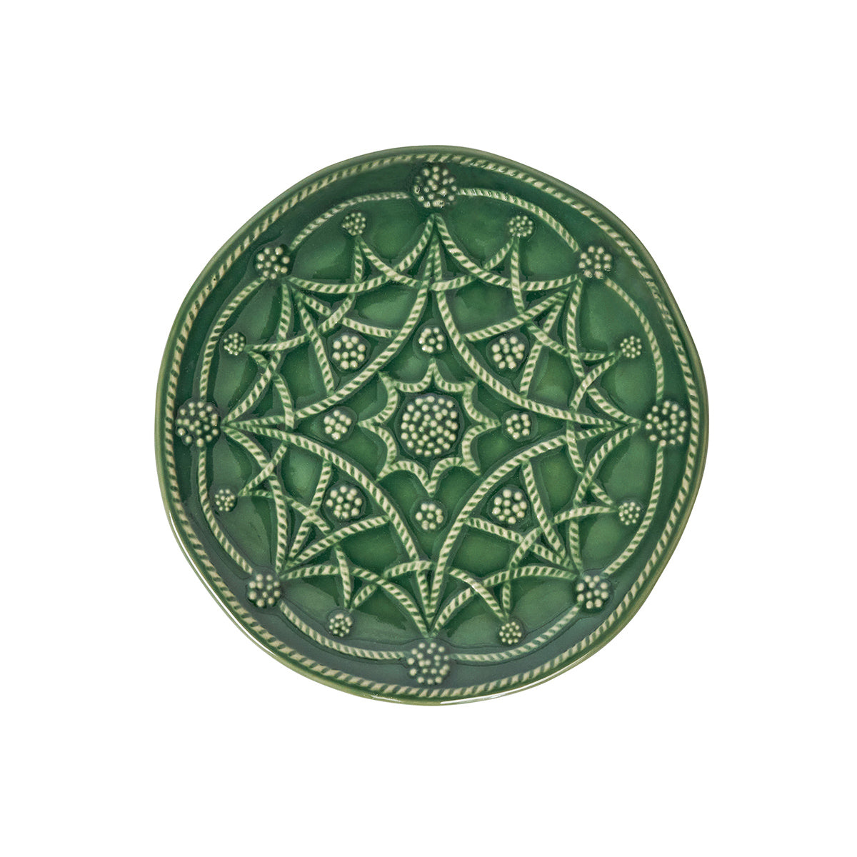 Jardins du Monde Side/Cocktail Plate Assorted Set/4 - Basil - Image 10