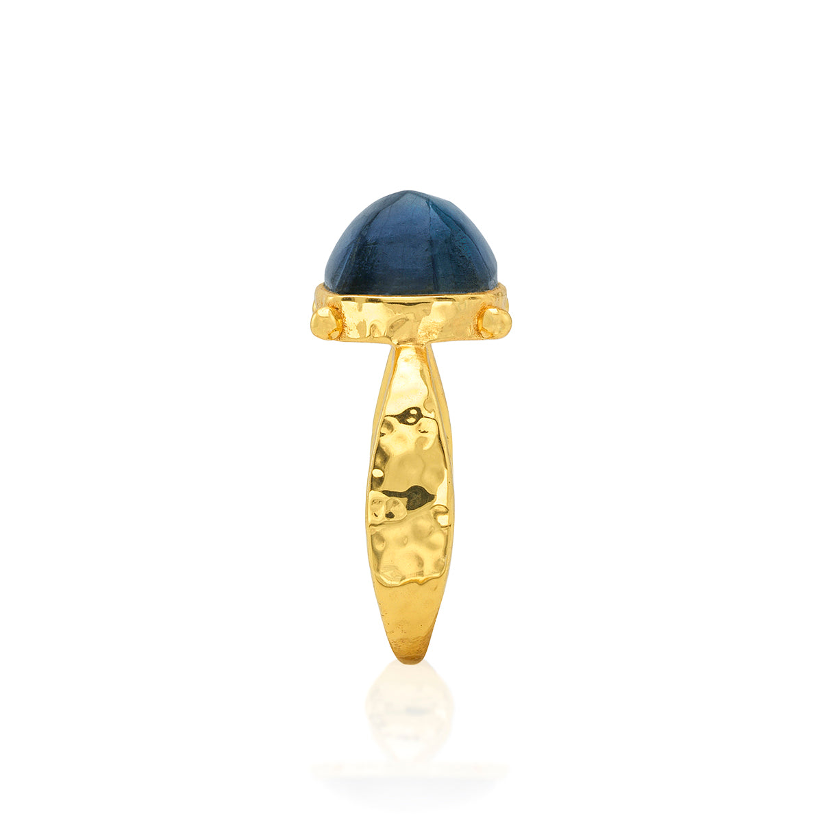 Mystic Eye Gem Ring- Blue Labradorite - Image 4