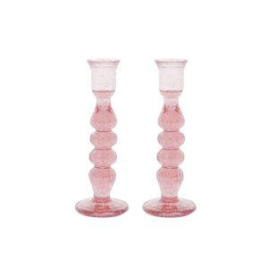 Provence 7 Candlestick Set/2 - Blush