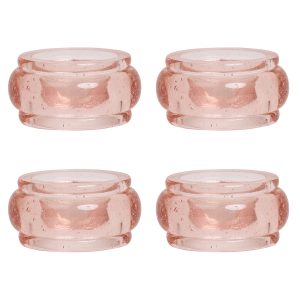 Provence Napkin Ring Set/4 - Blush
