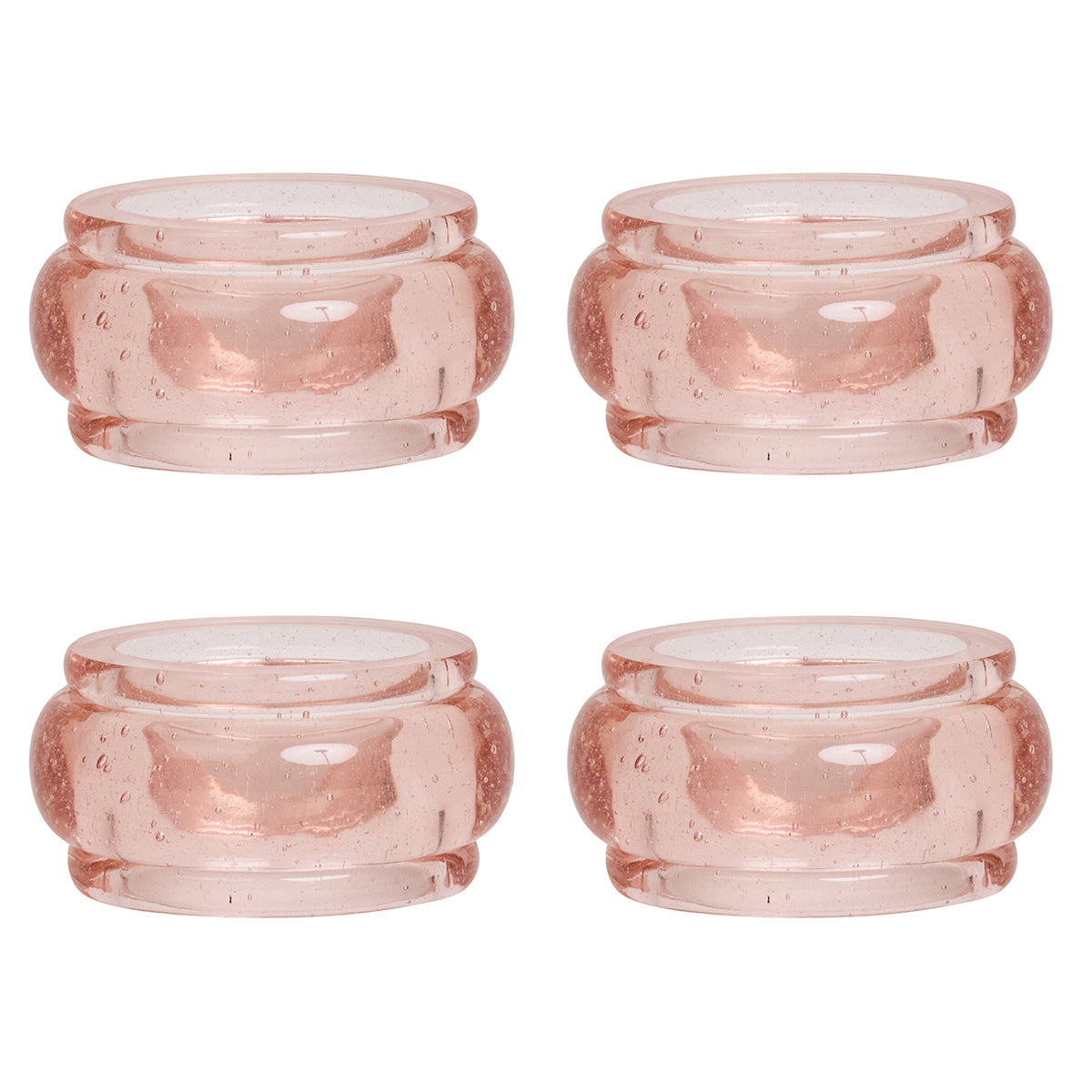 Provence Napkin Ring Set/4 - Blush