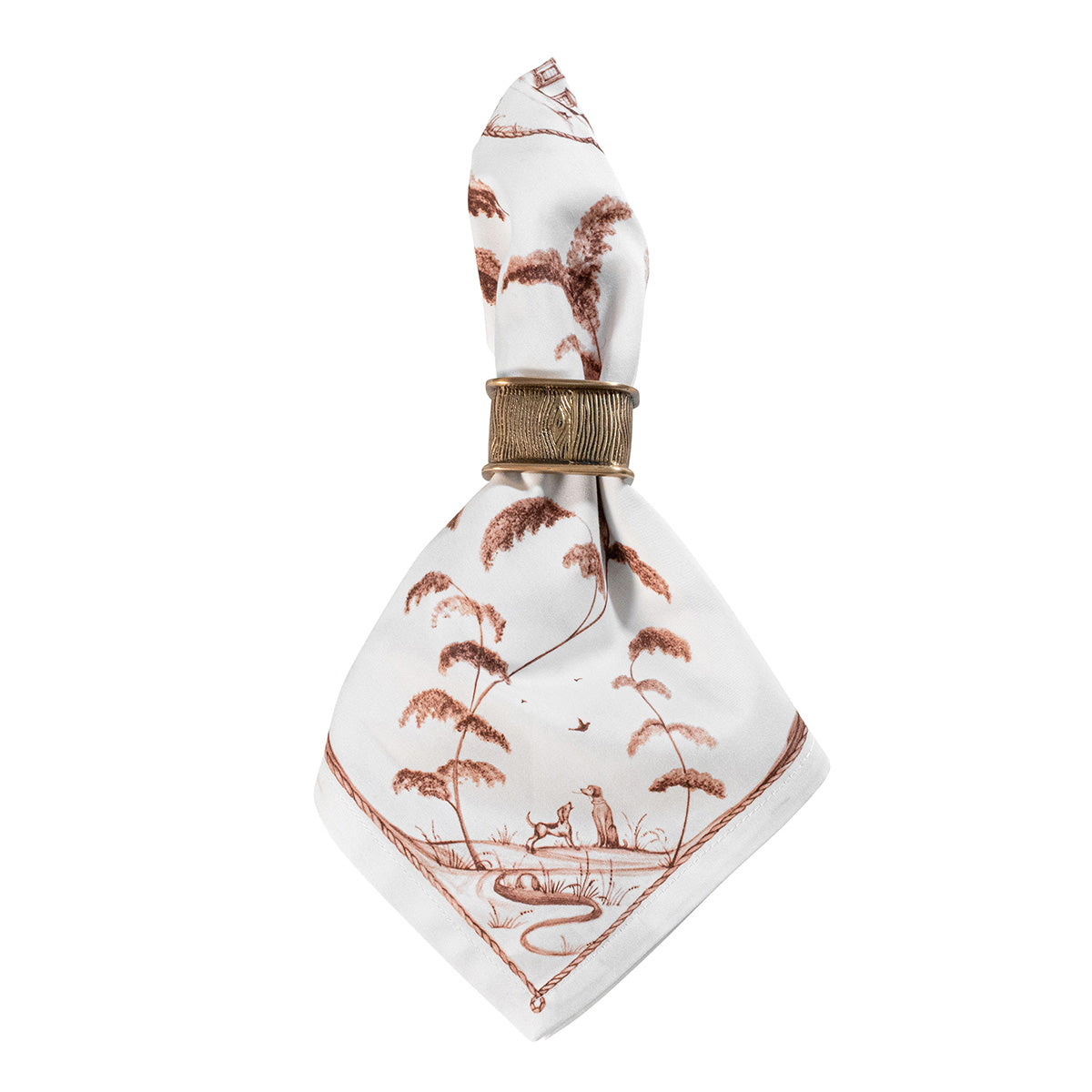 Country Estate Harvest Napkin Set/4 - Sepia - Image 2