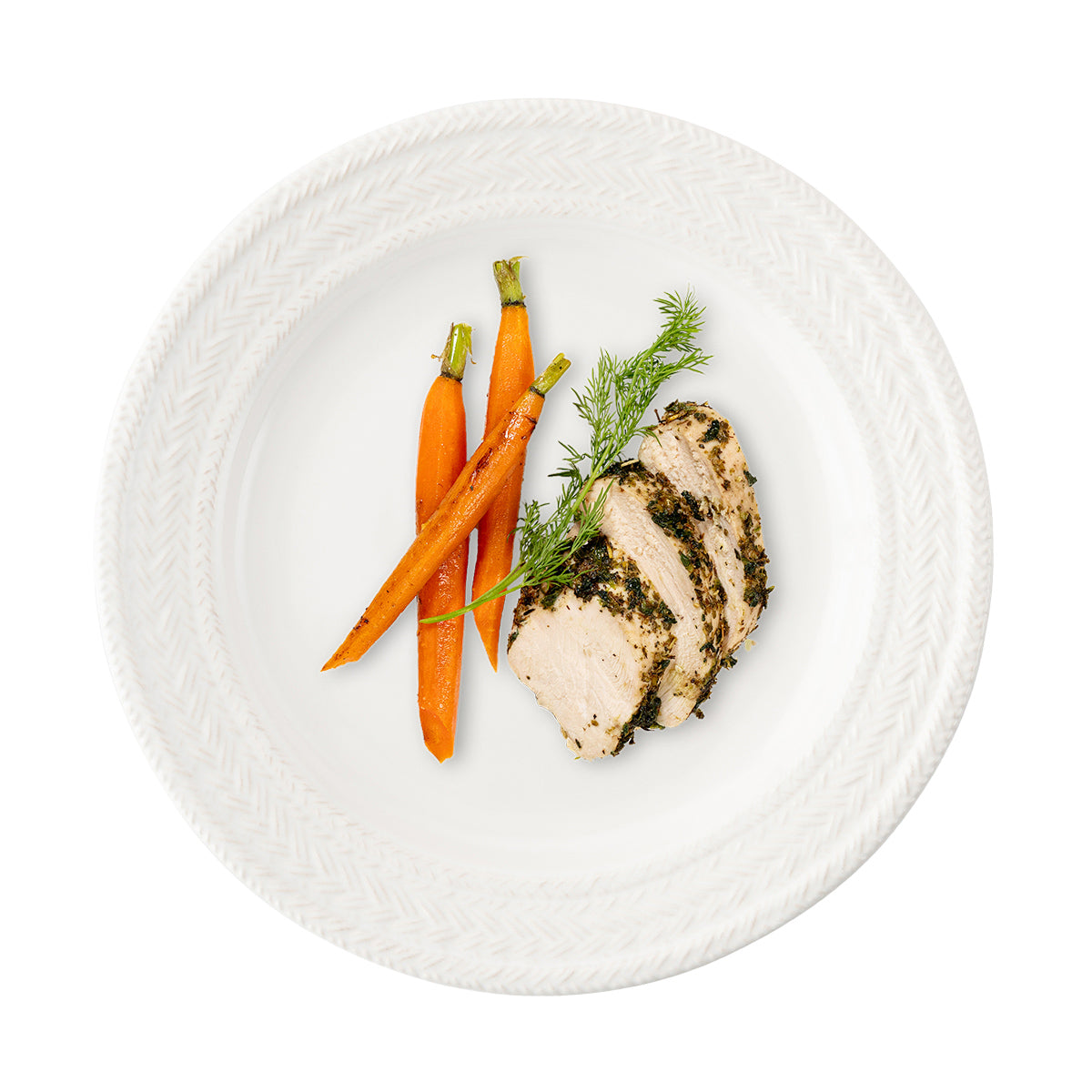 Le Panier Dinner Plate - Whitewash - Image 2