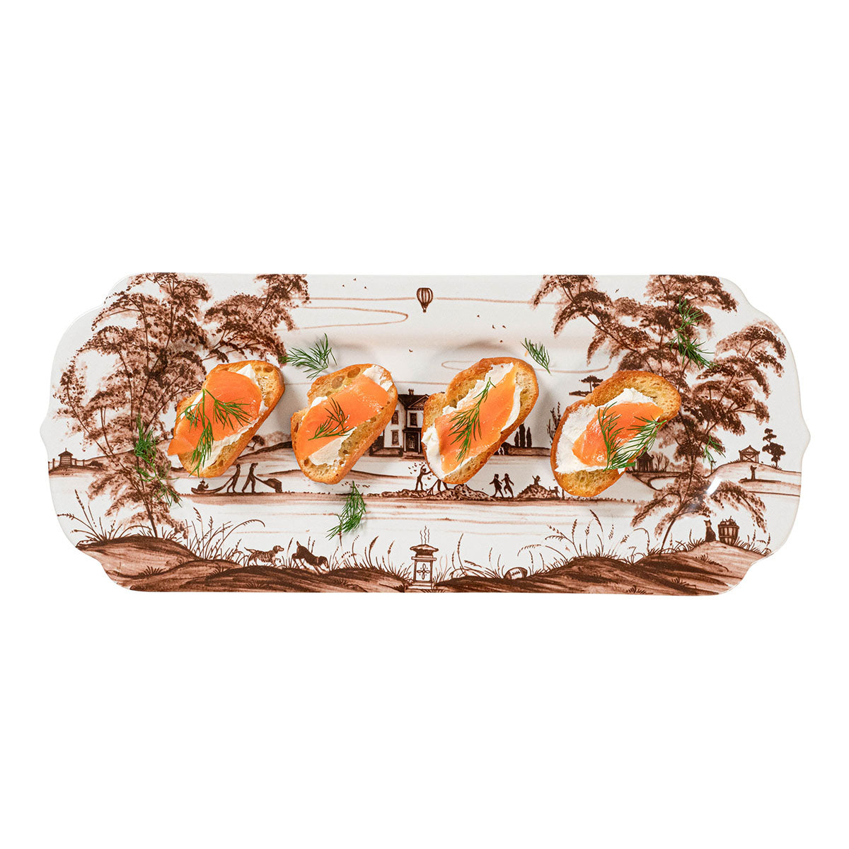 Country Estate Harvest 15 Hostess Tray - Sepia - Image 2