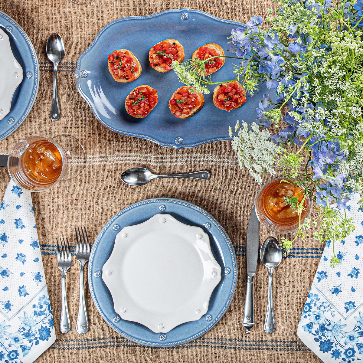 Berry & Thread 16 Platter - Chambray - Image 3